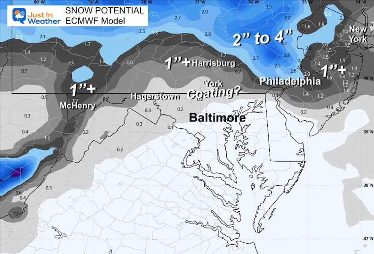 December 20 weather snow forecast