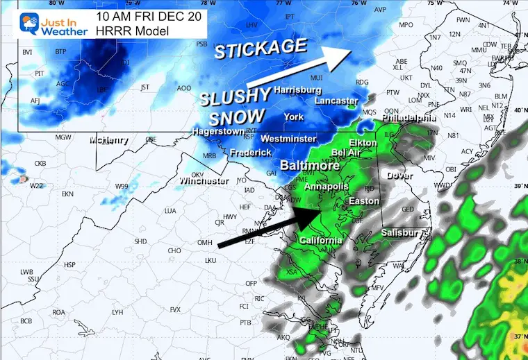 December 20 weather snow forecast Friday morning