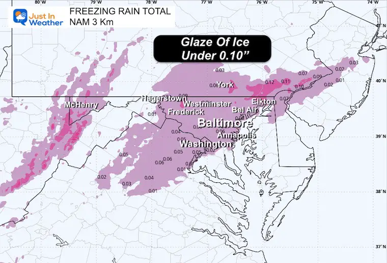 December 23 Freezing Rain Forecast