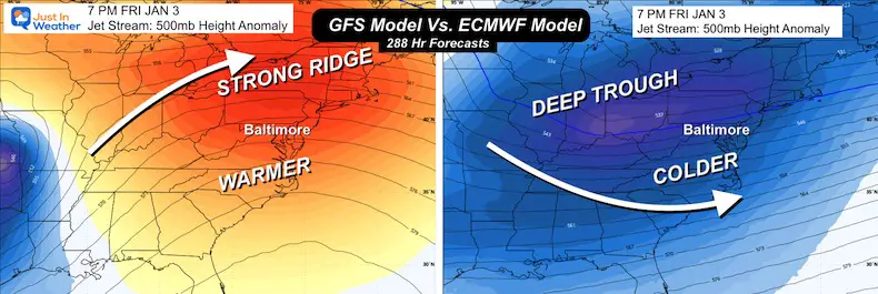 December 23 jet stream January