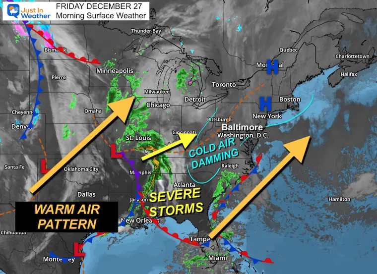 December 27 weather Friday morning storm