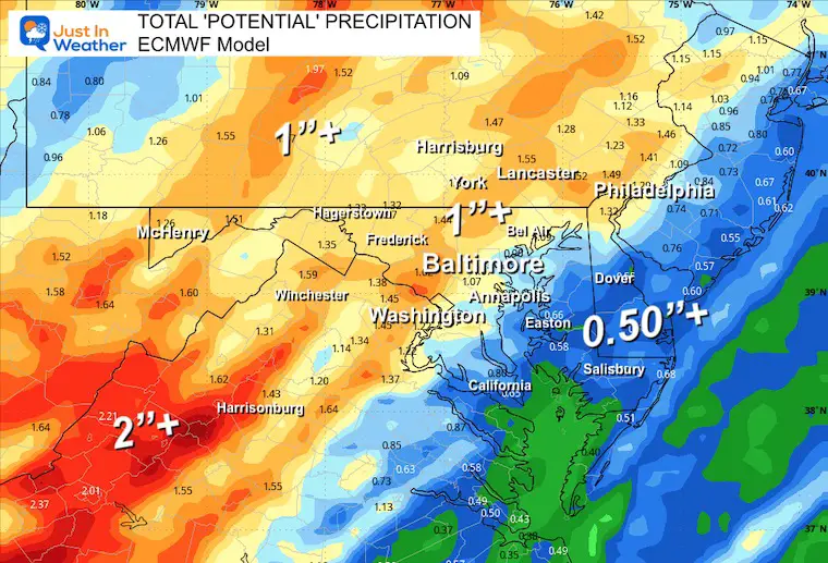 December 27 weather forecast rain weekend