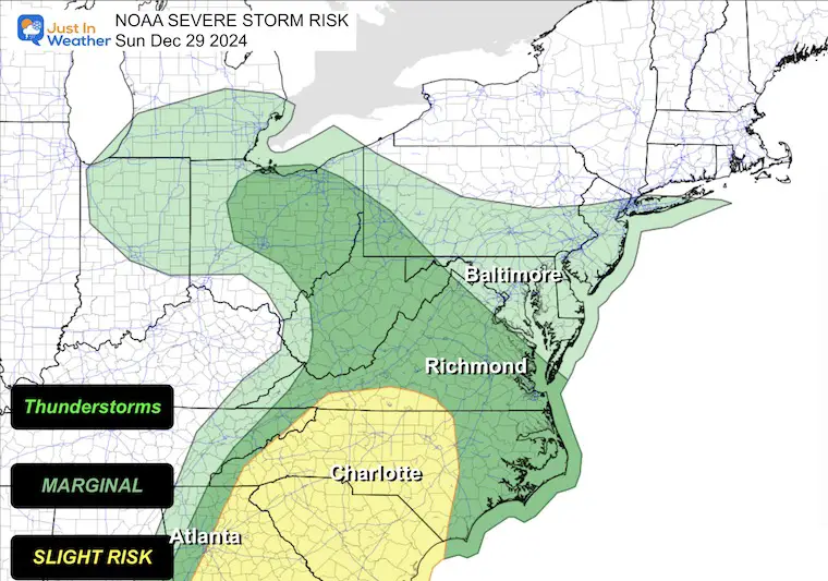 December 29 NOA Severe Storm Risk