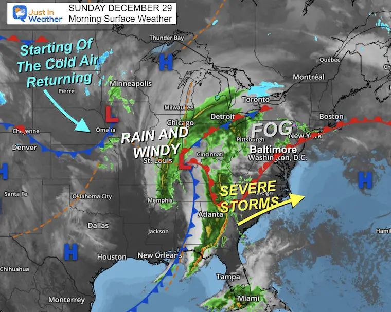 December 29 weather storm Sunday morning