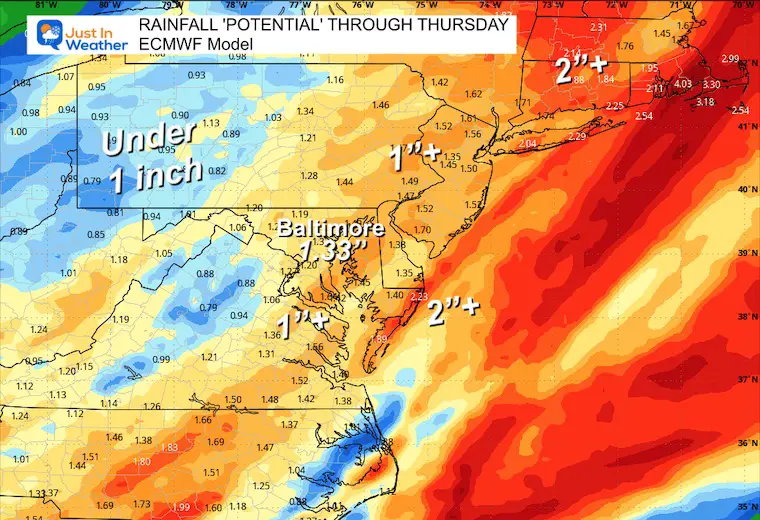 December 7 weather rain storm total