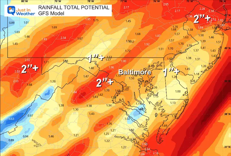 December 8 weather rain forecast GFS