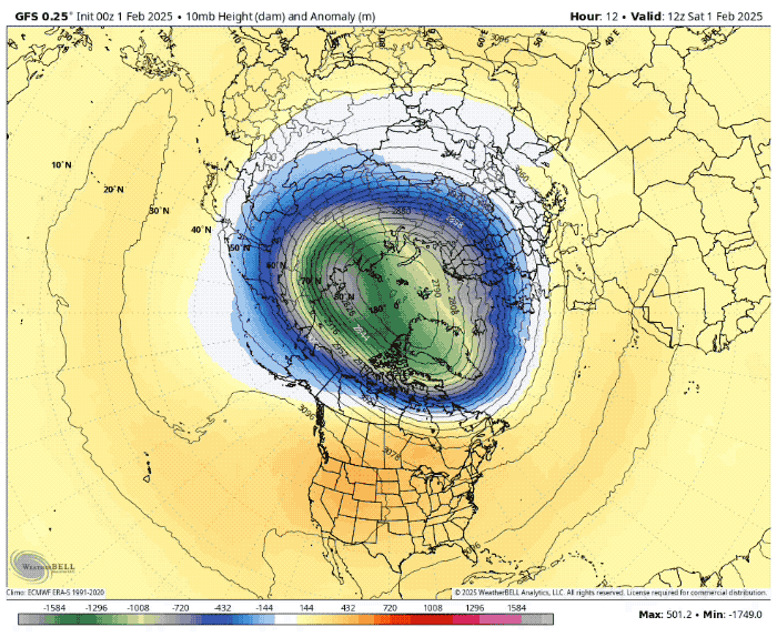 February 1 weather polar vortex forecast 2 weeks