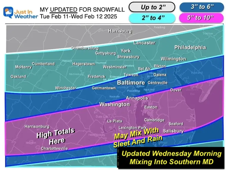 February 11 My Final Call For Snowfall