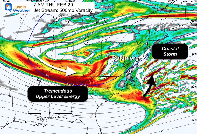 February 17 weather jet stream vorticity Thursday