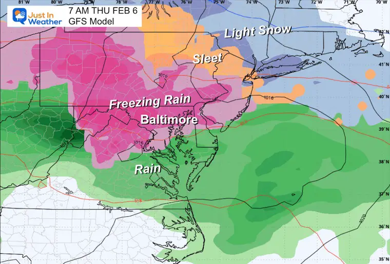 February 2 weather ice storm Thursday morning