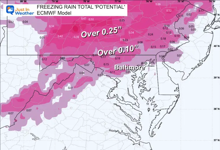 2nd February forecast Storm Snow ECMWF