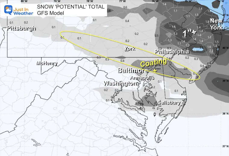 February 5 weather snow total GFS