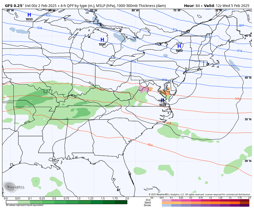 February 2 weather ice storm animation