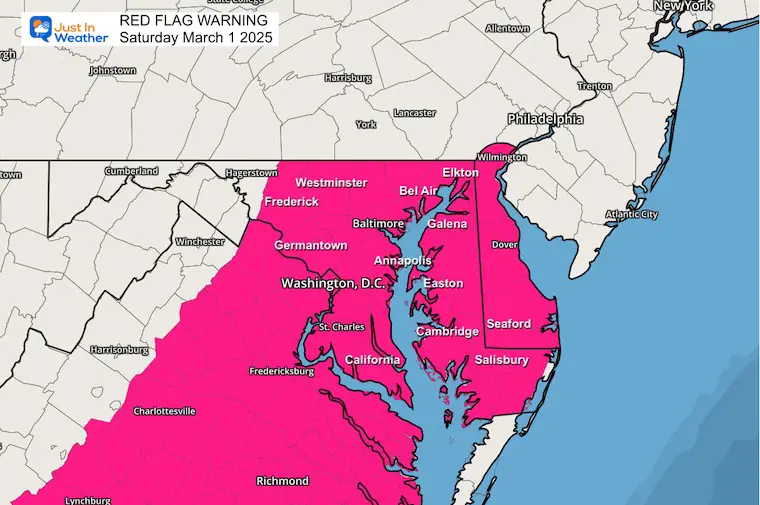 March 1 red flag warning