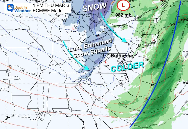 March 2 weather storm Thursday