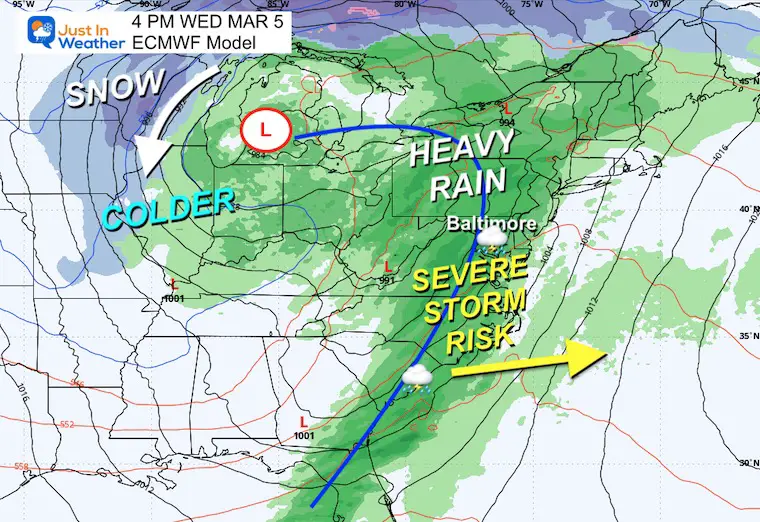 March 2 weather storm Wednesday