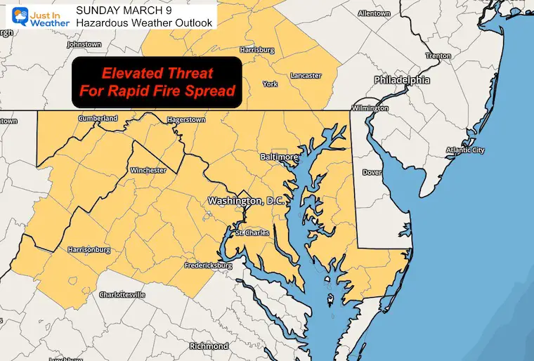 March 9 Fire Danger