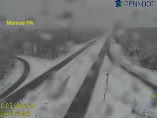 April 12 snow Pennsylvania Poconos 1