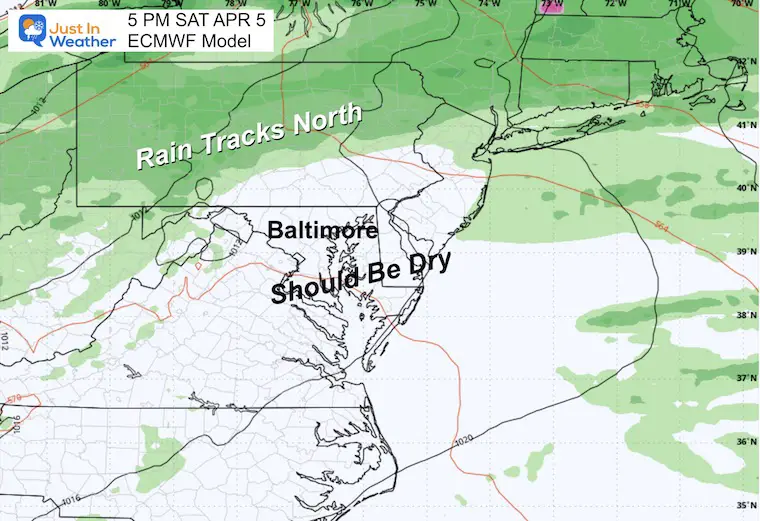 April 4 weather rain storm Saturday afternoon