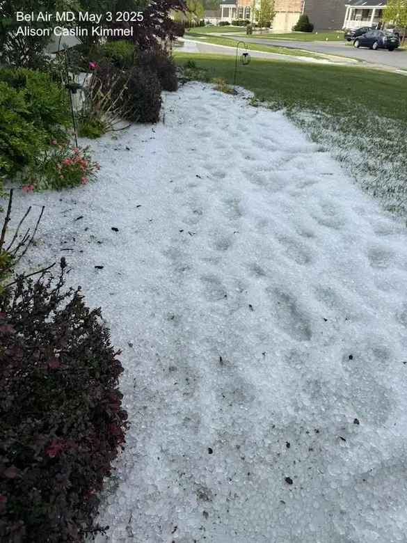 Hail Bel Air Maryland May 3