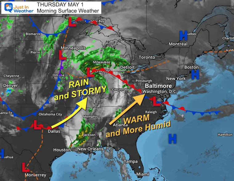 May 1 weather storm Thursday morning