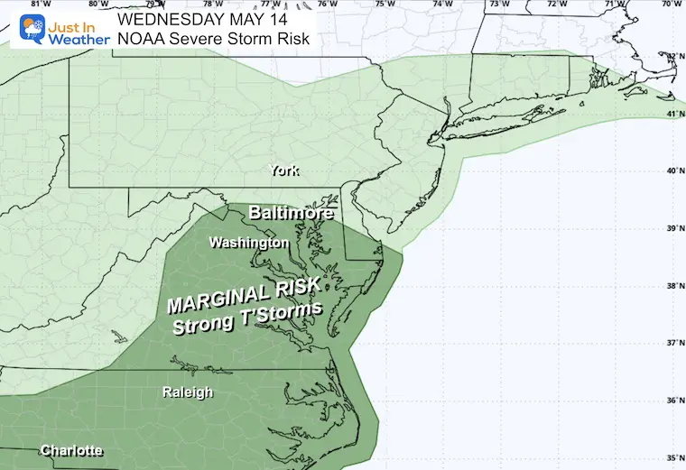 May 14 NOAA Severe Storm Risk