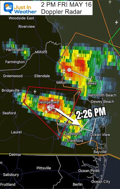 May 16 Tornado Warning Delaware