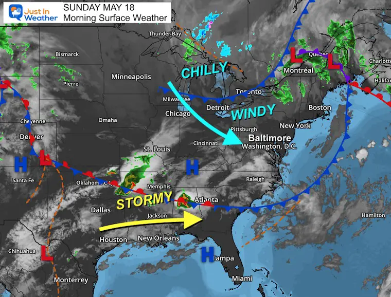 May 18 weather storm may Sunday morning