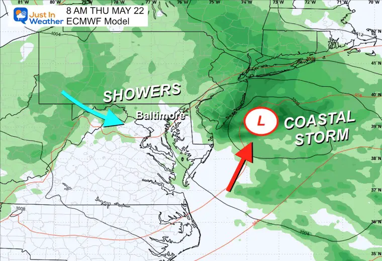 May 18 weather storm forecast rain Thursday morning