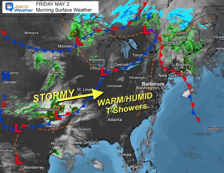 May 2 weather storm Friday morning