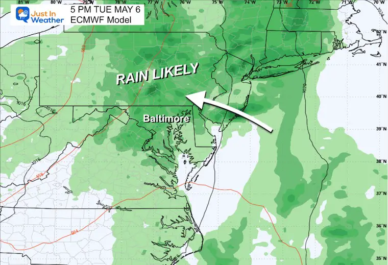 May 2 weather storm forecast Tuesday afternoon