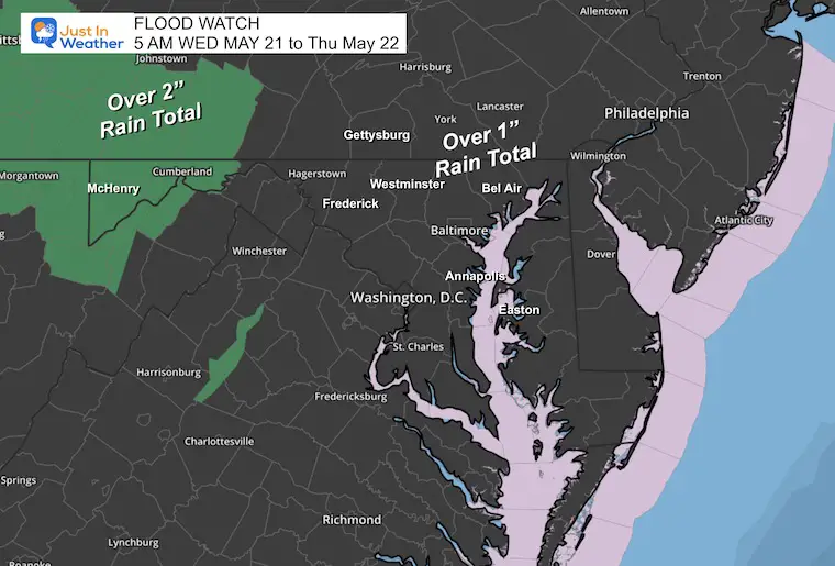 May 20 Flood Watch Wednesday