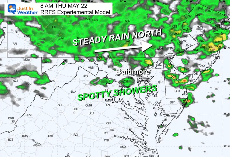 May 20 weather storm radar rain Thursday morningRRFS