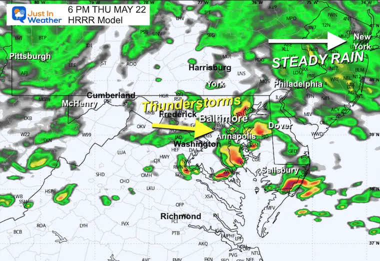 May 22 Weather storm rain radar Forecast evening