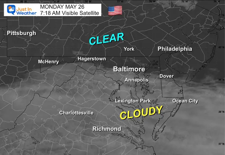 May 26 Memorial Day Monday Morning Clouds