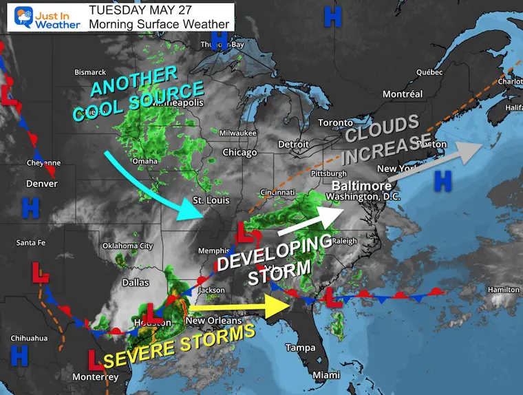 May 27 weather storm Tuesday morning