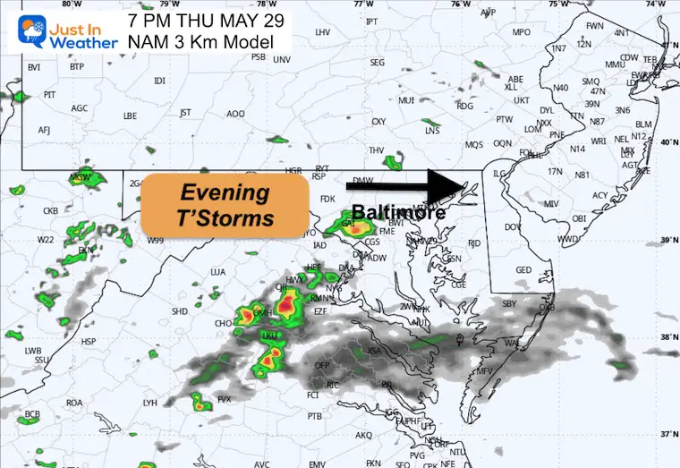May 28 weather Thursday evening storm