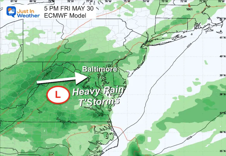 May 28 weather rain storm Friday