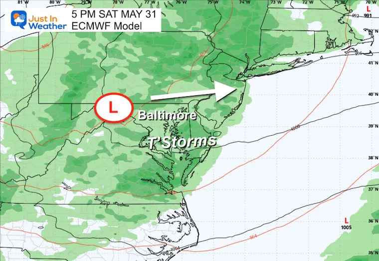 May 28 weather rain storm Saturday