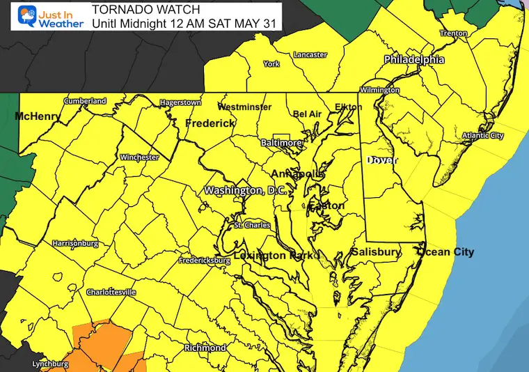 May 30 Tornado Watch