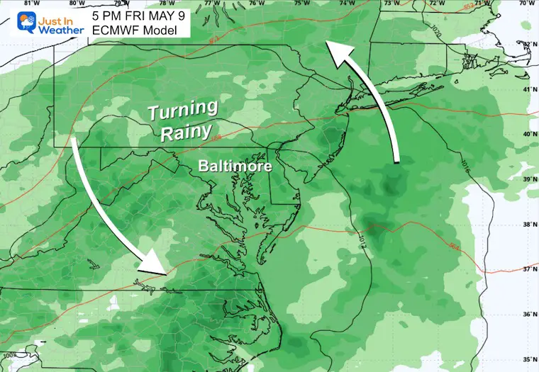May 5 weather storm rain forecast Friday