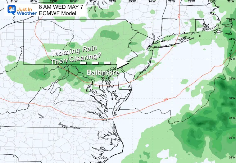 May 5 weather storm rain forecast Wednesday
