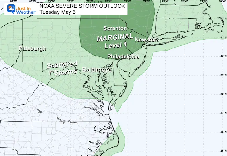 May 6 weather NOAA Severe Storm Risk