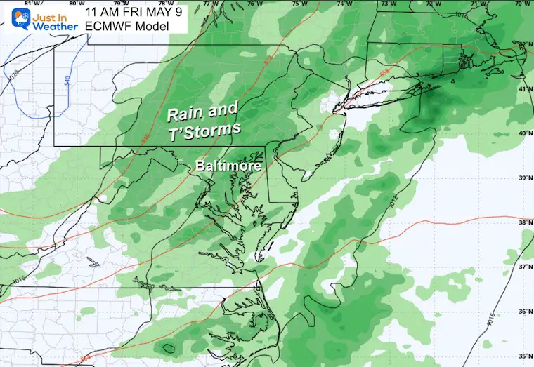 May 6 weather storm forecast Friday