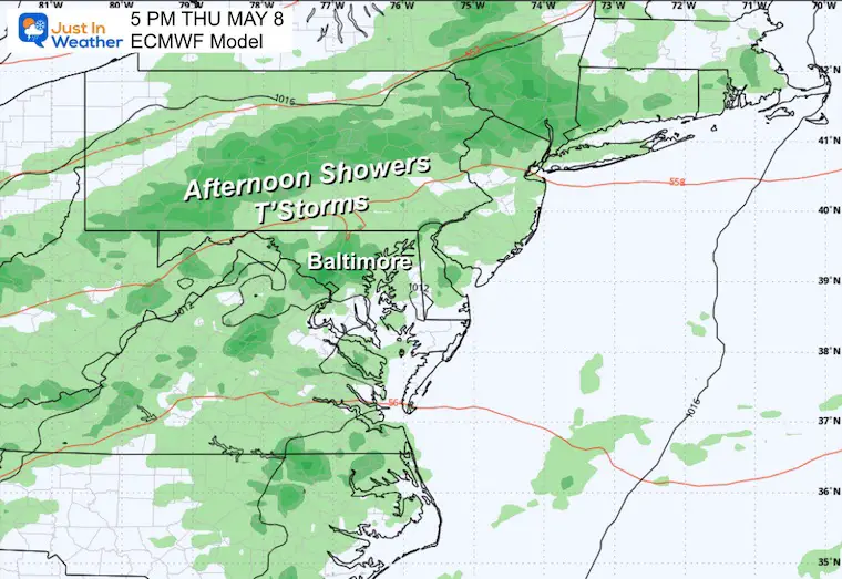 May 6 weather storm forecast Thursday