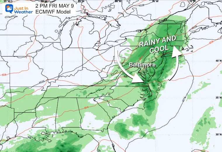 May 7 weather rain Friday