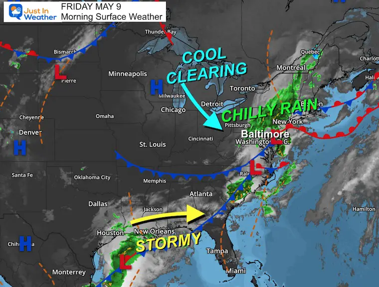 May 9 weather storm Friday morning