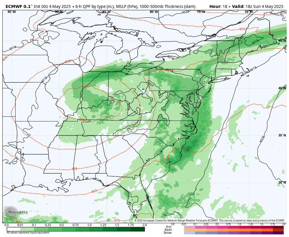 May 4 weather rain forecast
