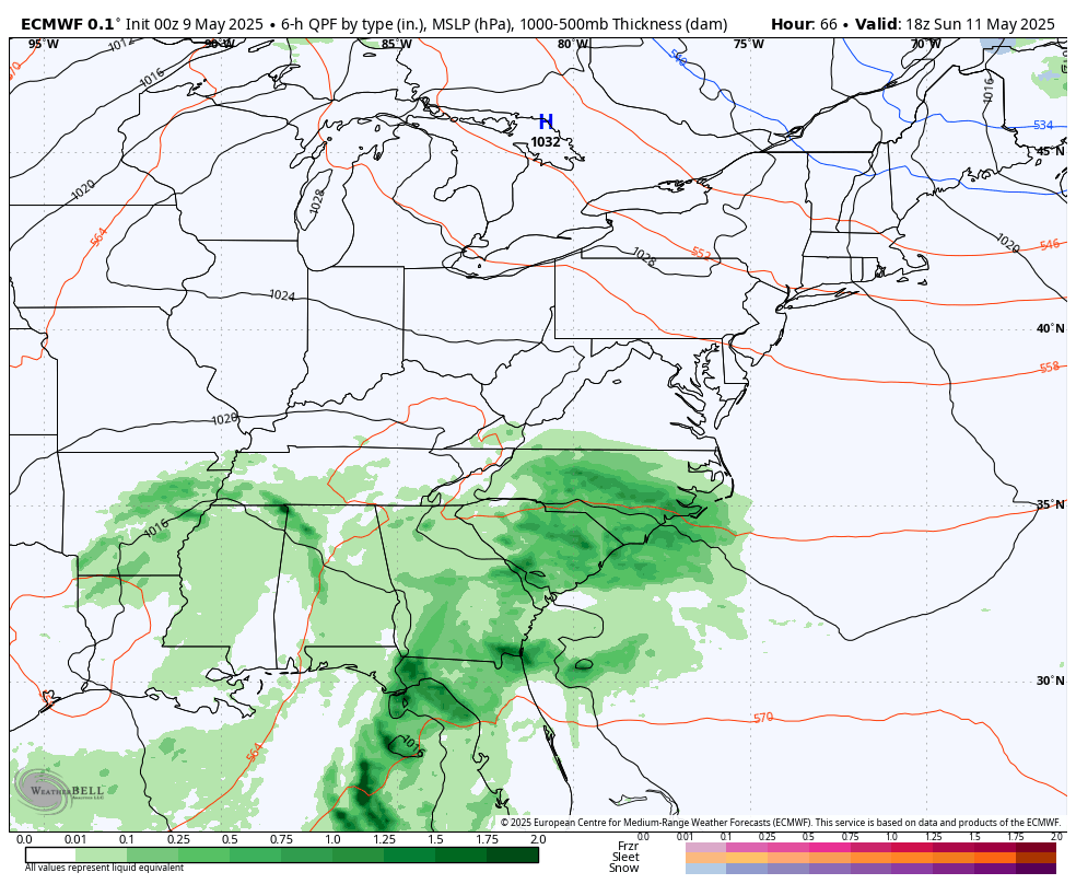 May 9 weather rain forecast next week