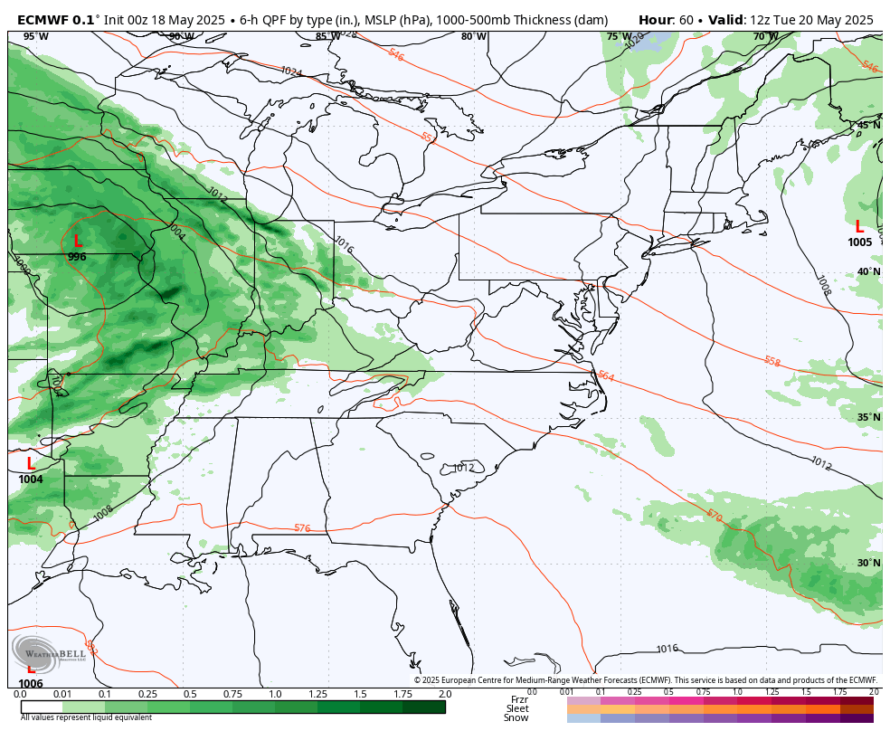 May 18 weather storm forecast rain